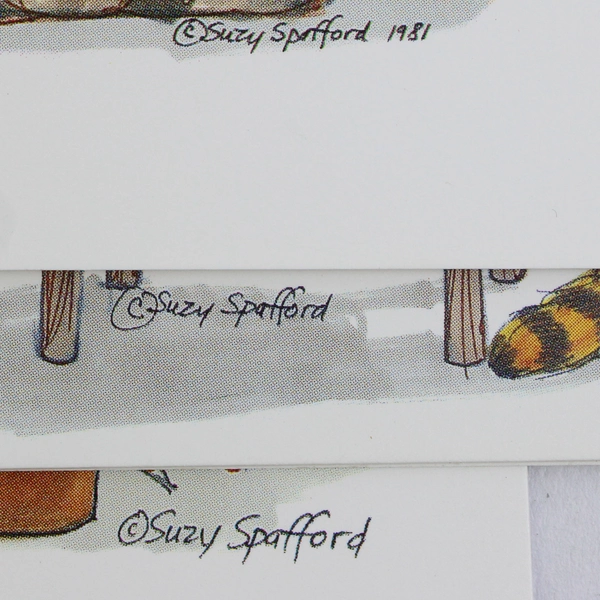 Lot of 3 Vintage Suzy's Zoo Visits by Current Birthday Cards