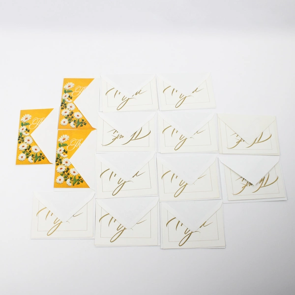 Lot of 39 Thank You Greeting Cards with Envelopes