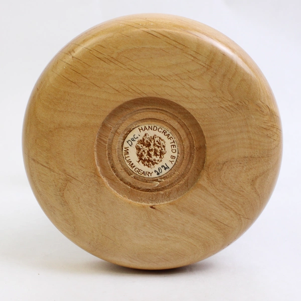 Hand Turned Wood Jewelry Carousel Dresser Handmade By William Geary 6.5" Tall