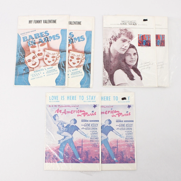 Lot of 15 Vintage Hansen House Musical Production Blank Greeting Cards