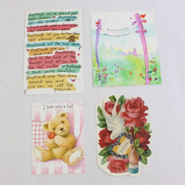 Lot of 12 Valentine's Day and Anniversary Greeting Cards with Envelopes