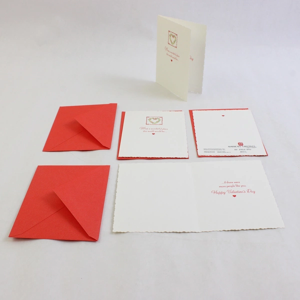 Lot of 12 Valentine's Day and Anniversary Greeting Cards with Envelopes
