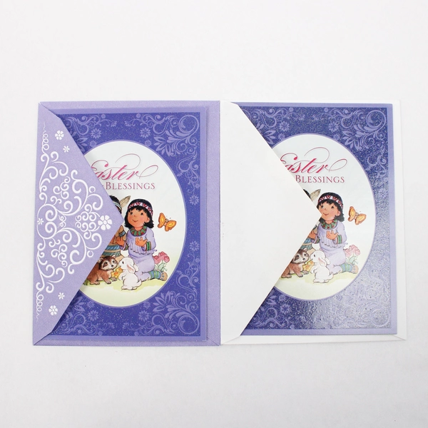 Lot of 5 Easter Greeting Cards with Envelopes