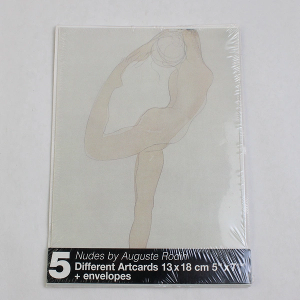 Set of 5 New IKEA Art Cards with Envelopes Nudes by Auguste Rodin