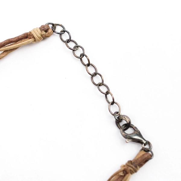 Silpada Sterling Silver and Brass Turquoise Howlite Pendant Necklace 18.5"