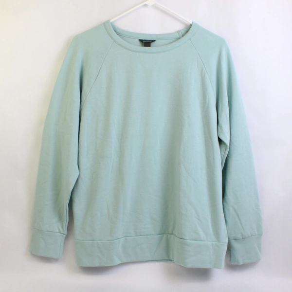 Eddie Bauer Mint Green Sweatshirt Women's Size Medium