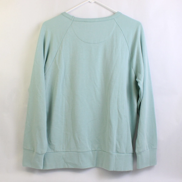 Eddie Bauer Mint Green Sweatshirt Women's Size Medium