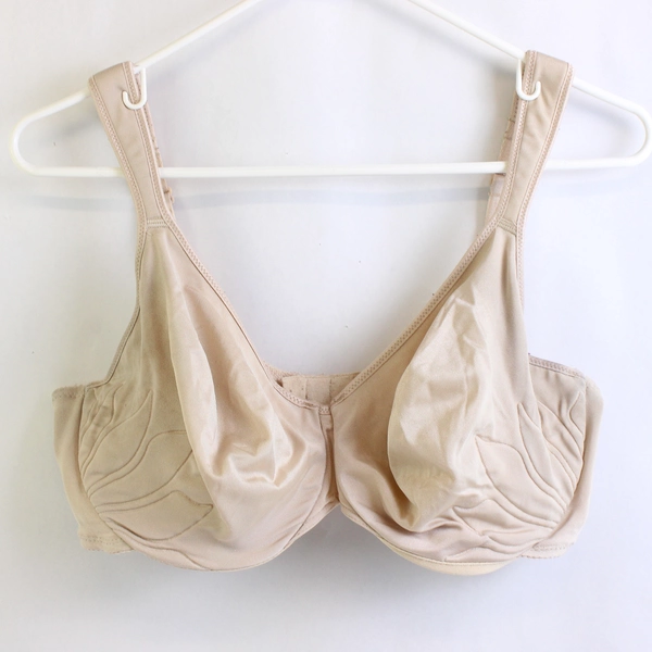 Hanes Beige Nude Unlined Underwired T-Shirt Bra Women's Size 40DD