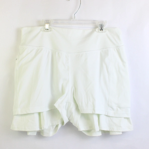 Gilly Hicks Plain White Activewear Tennis Skort Women's Size XXL