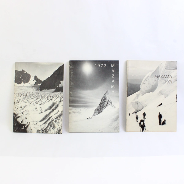 Vintage Lot of 3 Mazama Magazines 1971 1972 1973 For Climbing Enthusiasts