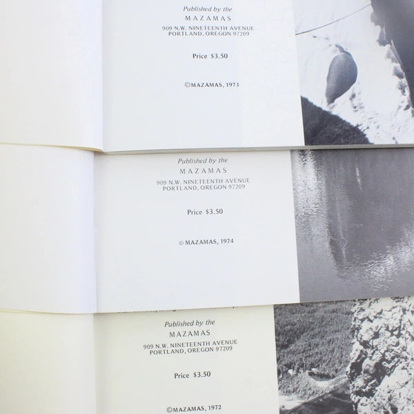 Vintage Lot of 3 Mazama Magazines 1971 1972 1973 For Climbing Enthusiasts