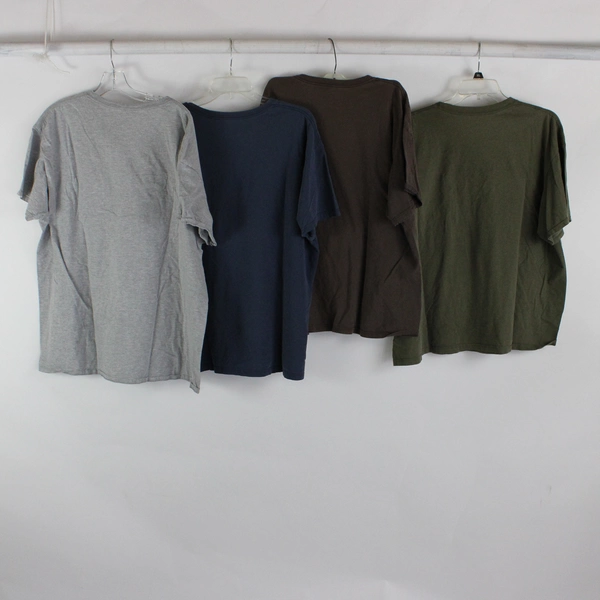 Lot of 4 Fruit Of The Loom Solid Color Cotton Blend T-Shirts Men's Size XXL