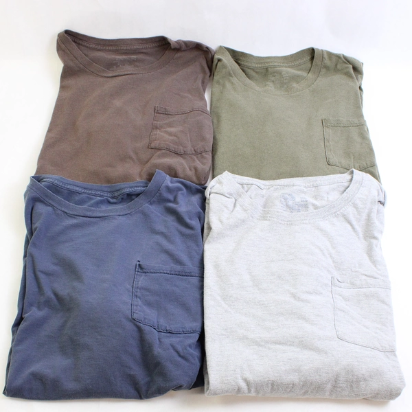 Lot of 4 Fruit Of The Loom Solid Color Cotton Blend T-Shirts Men's Size XXL