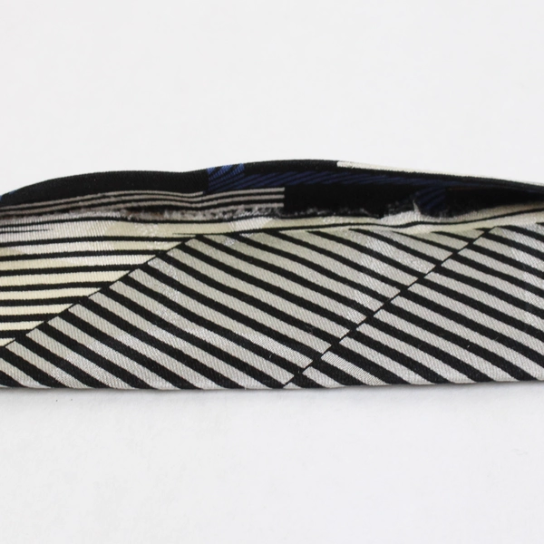 Vintage Valley Dept. Store Men's Geometric Pattern Silk Necktie Big & Tall 68"