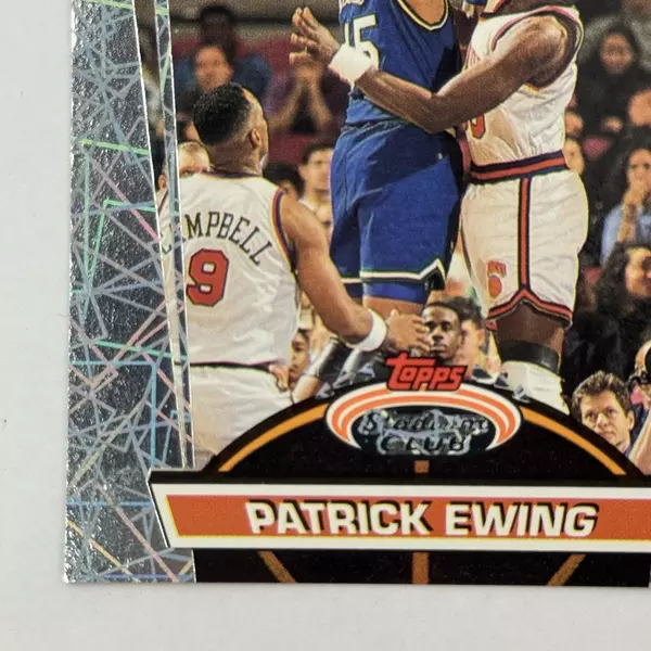 1992-1993 Topps Stadium Club NBA Members Only Patrick Ewing Beam Team 18 of 21
