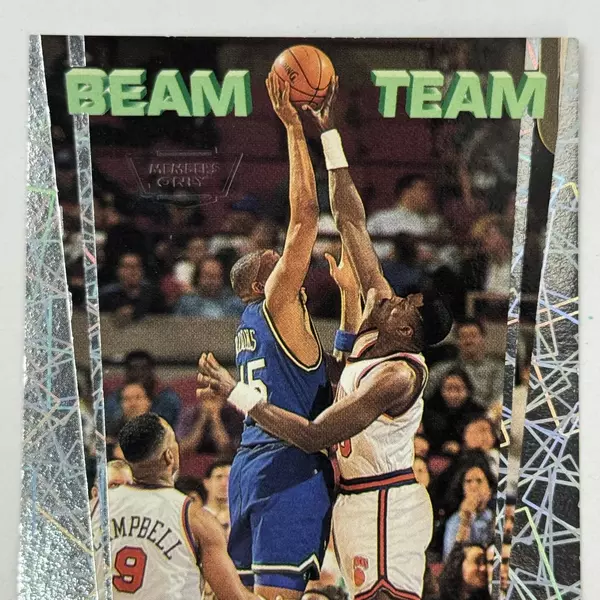 1992-1993 Topps Stadium Club NBA Members Only Patrick Ewing Beam Team 18 of 21