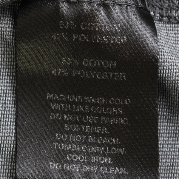 Hear No Evil Embroidered Gray Polo Shirt Men's Size Large