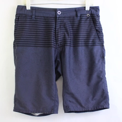 Reef Navy Blue and Black Striped Outdoor Shorts Men's Size 31