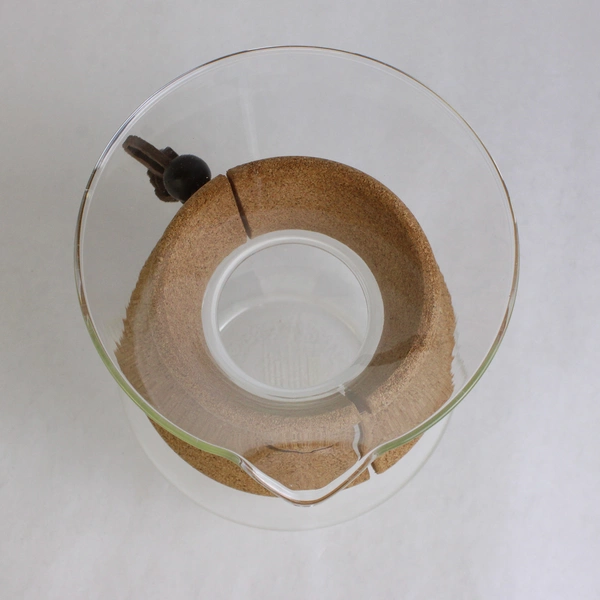 BODUM Glass Coffee Pour Over Drip Maker with Cork Band