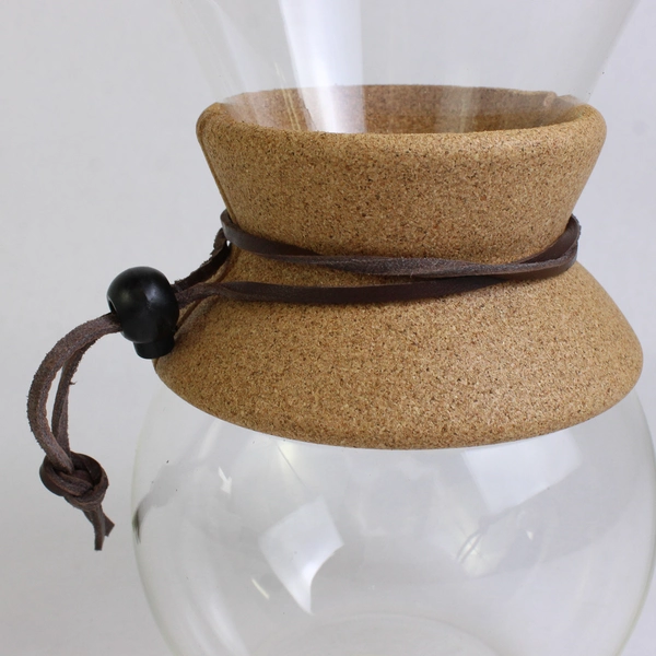 BODUM Glass Coffee Pour Over Drip Maker with Cork Band
