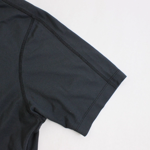 Hear No Evil Embroidered Charcoal Gray Polo Shirt Men's Size Large