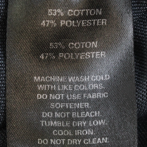 Hear No Evil Embroidered Charcoal Gray Polo Shirt Men's Size Large