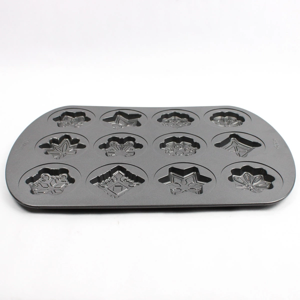 Wilton Snowflakes Cookie Pan 12 Cavity Holiday Bake Nonstick