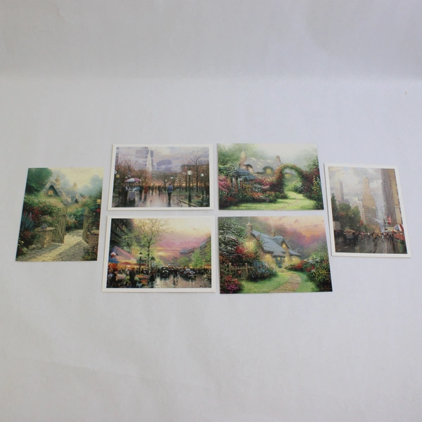 1993 AMCAL Thomas Kinkade City Lights 19 Blank Greeting Cards and Envelopes