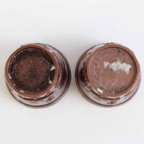 Set Of 2 Matching Unbranded Montana Metal Shot Glasses 2.25"