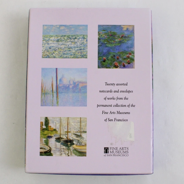 1988 Fine Arts Museums of San Francisco Monet 12 Blank Cards & Envelopes