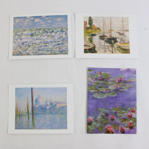 1988 Fine Arts Museums of San Francisco Monet 12 Blank Cards & Envelopes