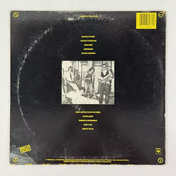 Men At Work Business as Usual 1982 Vinyl 12in 33 RPM LP Record FC 37978