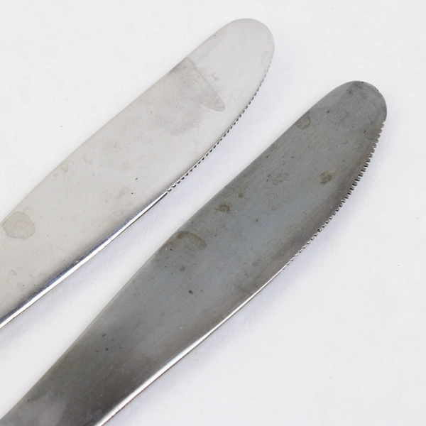 Set of 2 Unbranded 8" Stainless Steel Butter Knives 