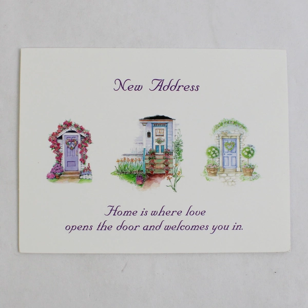 Set of 8 American Greetings New Address Announcement Cards and Envelopes