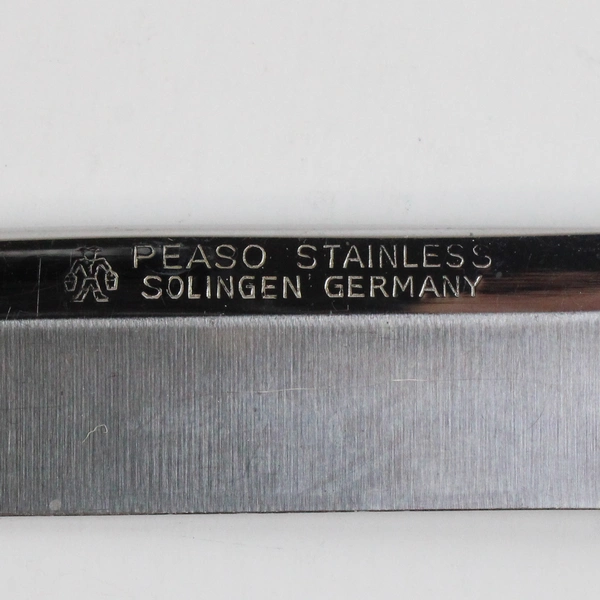 Vintage 1950s-1960s Peaso Solingen Stainless Steel Kitchen Knife 9"