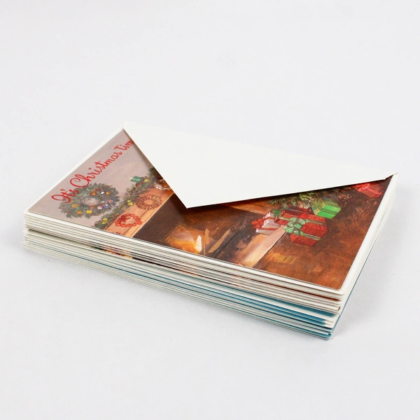 Lot of 20 Gibson Greetings Cleo Christmas Holiday Illustrated Greeting Cards