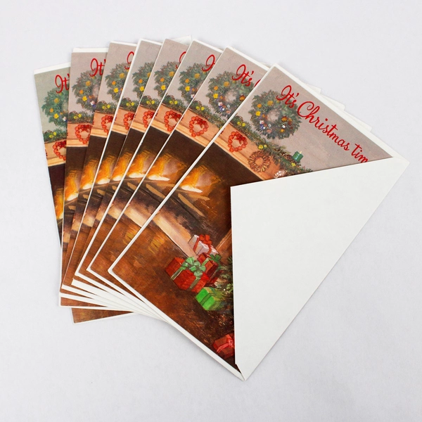 Lot of 20 Gibson Greetings Cleo Christmas Holiday Illustrated Greeting Cards