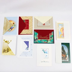 Lot of 20 Religious and General Christmas Holiday Greeting Cards Various Brands