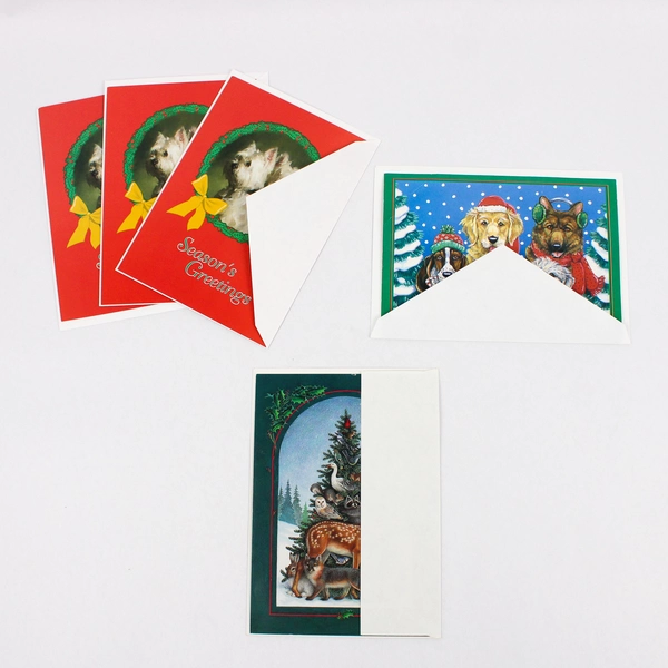 Lot of 29 Religious and General Christmas Greeting Cards with Envelopes