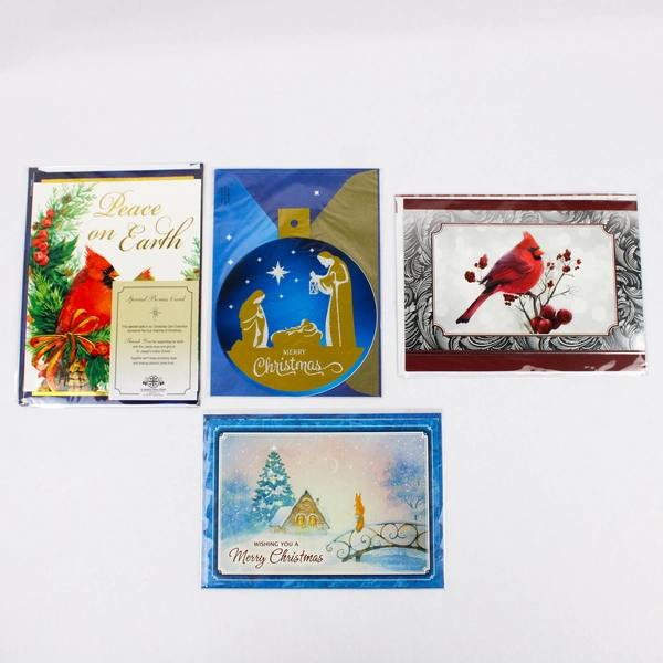 Lot of 29 Religious and General Christmas Greeting Cards with Envelopes