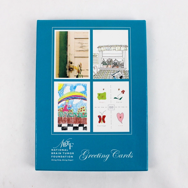 Set of 12 National Brain Tumor Foundation Blank Greeting Cards