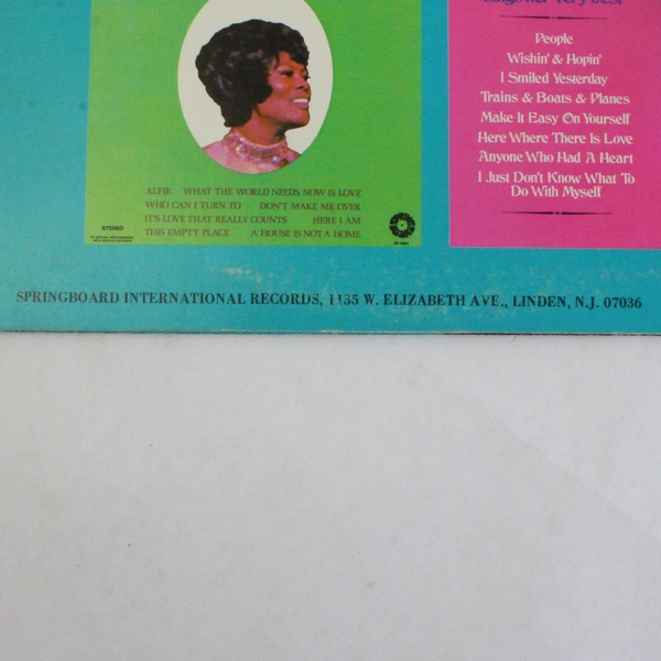 B J Thomas Sings His Very Best Record Album Vinyl LP Springboard SP-4005