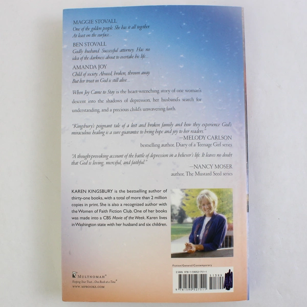 When Joy Came To Stay By Karen Kingsbury 2000 Multnomah Books