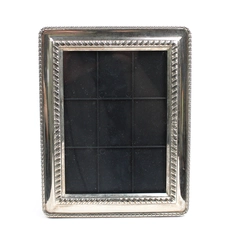 Silver Color 5"x7" Photo Frame with Album Inside 24 Holders Inside