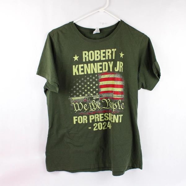 Lot of 2 Robert F. Kennedy Jr. 2024 T-Shirts Women's Size XL