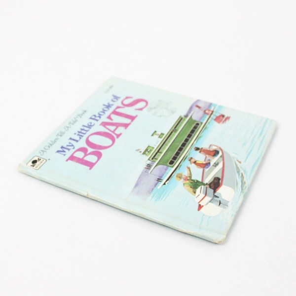 My Little Book of Boats by Mariellen Hanrahan 1974 Golden Tell-A-Tale Book HC