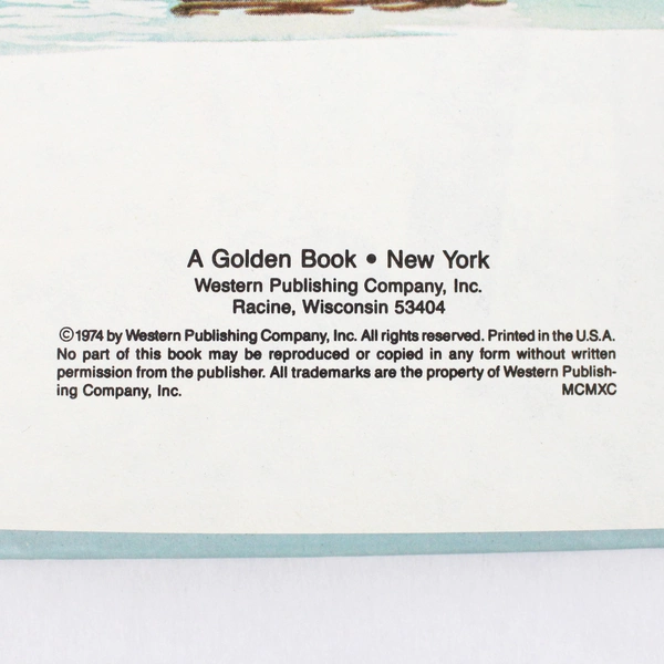 My Little Book of Boats by Mariellen Hanrahan 1974 Golden Tell-A-Tale Book HC