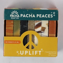 7 Pack of Pacha Peaces Bar Soap Uplift Variety Handcrafted 1oz Scented