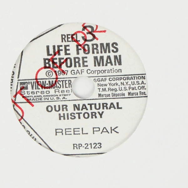 Vintage Sawyer's View Master Life Forms Before Man Reel 1967