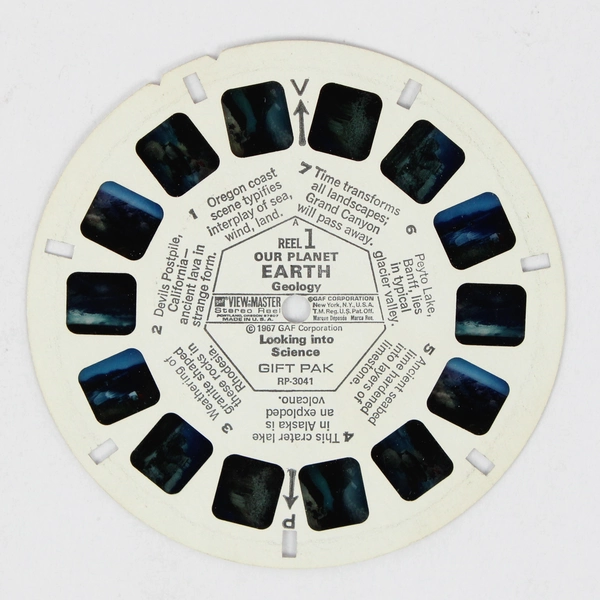 View-Master Our Planet Earth 1967 Reel Vintage